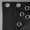 thumbnail image 6 of HPD Half Price Drapes Essential Black Grommet Faux Linen Room Darkening Curtains for Bedroom & Living Room Curtains (1 Panel), Window Curtains 120 inches long, Grommet Curtains & drapes, 50W X 120L, 6 of 12