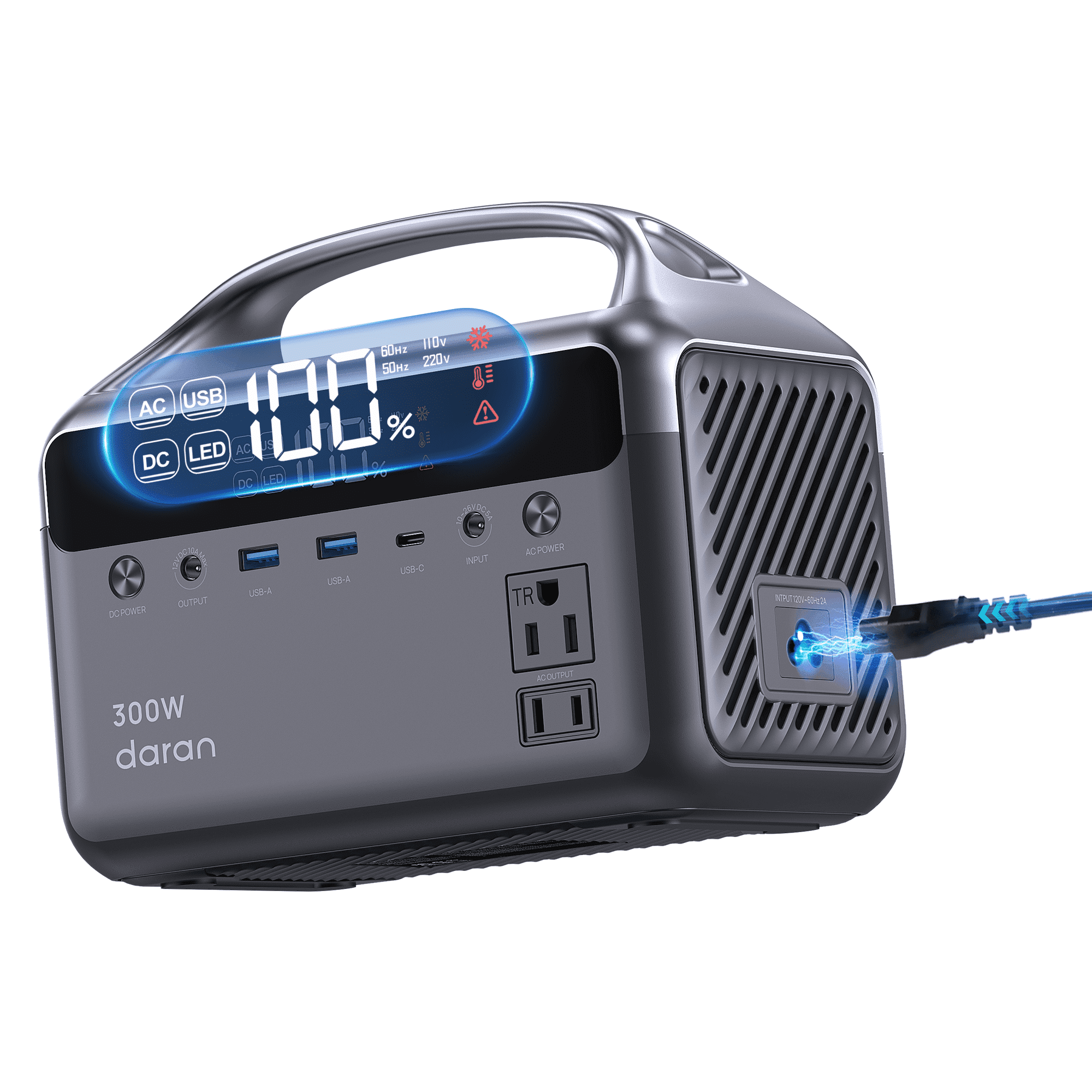 Anker 521 PowerHouse Portable Power Station 256Wh, 200W, Long
