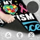 thumbnail image 3 of Fotbe I Love My Autism Juego de 4 Tapetes para Auto con Estampado – Alfombrillas de Goma Reforzada, Diseño Antideslizante, Protección para Todo el Año – Vehículos, Autos, Camionetas y SUVs, 3 of 7