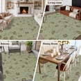 thumbnail image 6 of Sage Green Floral 5'x8' Area Rug for Living Room, Vintage Spring Botanical Flowers Washable Non-Slip Rugs for Bedroom Nursery Dining Room, StainResistant Low-Pile Kitchen Carpet Large Entryway Rugs, 6 of 9