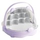 thumbnail image 5 of Caja de cría de gusanos de seda, caja de cría de mascotas, caja de crecimiento de gusanos de seda, transparente, portátil. Violeta, 5 of 9