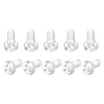 thumbnail image 1 of Unique Bargains M3x6mm Plastic Phillips Bolts PC Pan Head Machine Screws Transparent 100 Pack, 1 of 5