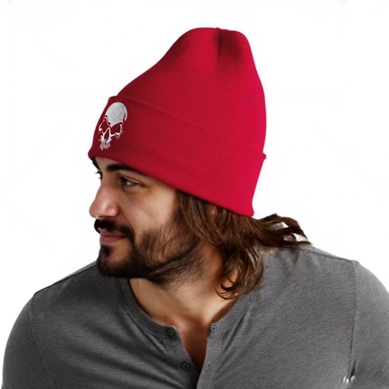 Stretchy Soft Unisex Adult Knited Beanie Hat With Multi-color