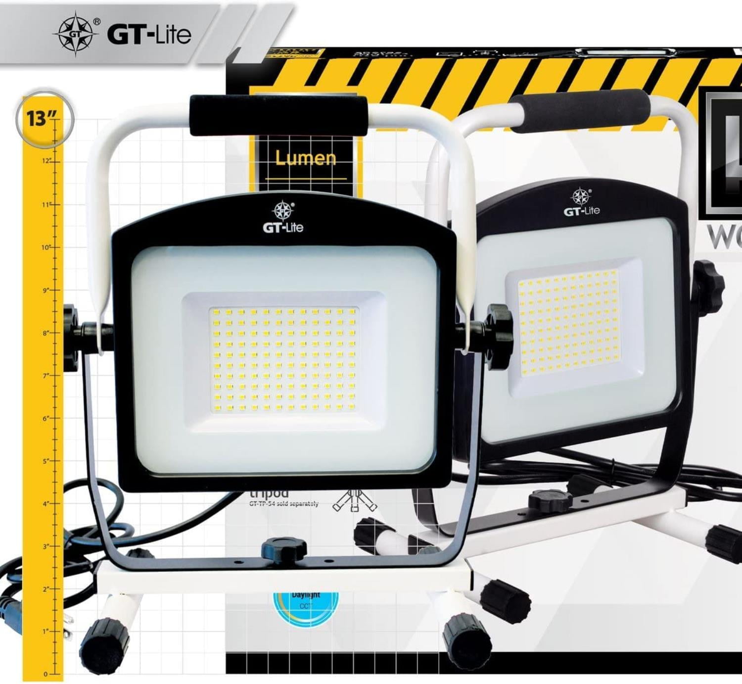  GT-Lite LED Portable Work Light with USB 5000 Lumen 50W  Rechargeable Work Lights with 2 Light Modes : Everything Else