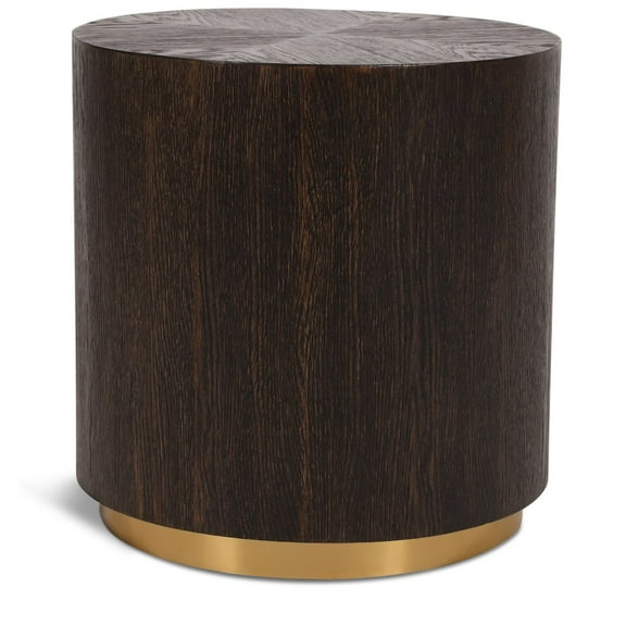 Meridian Furniture Nile Brown Oak End Table
