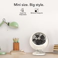 thumbnail image 3 of Vornado VFAN&acirc;&cent; Mini Ventilateur Classique Vintage, Circulateur d'Air Rétro en Métal, pour Bureau et Table de Chevet, 2 Vitesses, Inclinaison Réglable, Personnel, 3 of 6