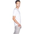 thumbnail image 2 of American Apparel T-Shirt Classique à Manches Courtes Col en V pour Hommes, P, Blanc, 2 of 6