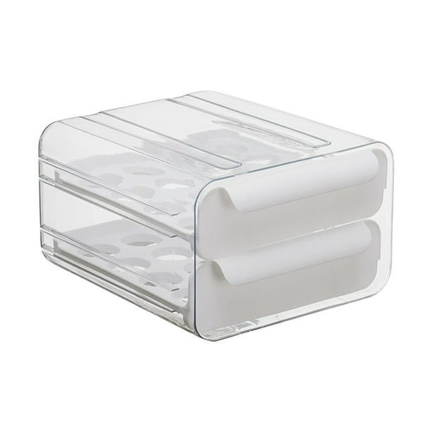 Organizadores de Refrigeración Y Almacenamiento Almacenamiento Transparente - Contenedor con Tapa Y Mango, Contenedor de Almacenamiento de Refrigerador de Plástico, Caja de Almacenamiento de Refrigera