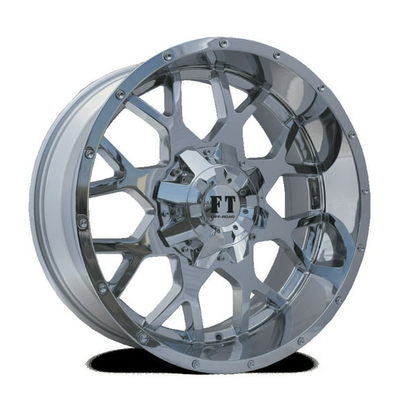 18X9 12-135/139.7 Off Road FT#0151 Chrome Wheel -12/108.1