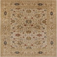 thumbnail image 1 of Ahgly Company Machine Washable Indoor Square Industrial Modern Light Brown Area Rugs, 7' Square, 1 of 7