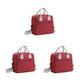 thumbnail image 3 of Ruiboury Convenient Cooler Bags Transport Meals With Ease And Leak-Proof Spacious wine red 3Set, 3 of 6
