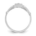 thumbnail image 2 of 14k White Gold Claddagh Ring Celtic, 2 of 10