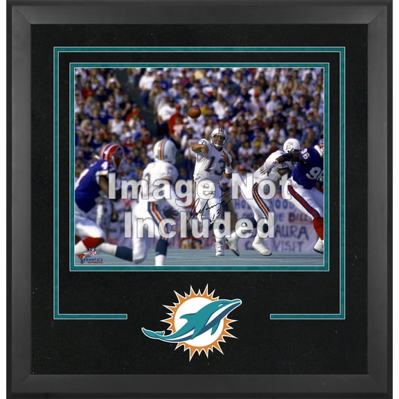 Miami Dolphins Deluxe 16" x 20" Horizontal Photograph Frame with Team Logo - Fanatics Authentic Certified