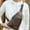 Brown, variant on COMTOA Sling Bag for Women Men Backpack Fanny Pack Crossbody Chest Travel Shoulder Belt Bags Purse Handbag PU Leather