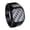 Black Silver, variant on Titanium Steel Carbon Fiber Ring for Men Inlay Composite Band Flat Top Signet Ring Minimalist Industrial Unique Gift Silver Size 9