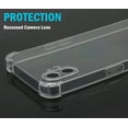 thumbnail image 4 of Case for Nothing Phone 1, Clear Transparent See-Thru Flex Gel TPU Skin Slim Cover - Anti-Shock Corners and Recessed Camera Protection, 4 of 7