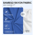 thumbnail image 2 of ANLIQI Mens Underwear Soft Breathable Bamboo Rayon Boxer Briefs Open Fly Stretch Underwear 4 Pack(4F,XL), 2 of 2