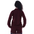 thumbnail image 5 of Moomaya Solid Zipper Jacket Womens Long Sleeve Jogger Track Top With Pockets, 5 of 8
