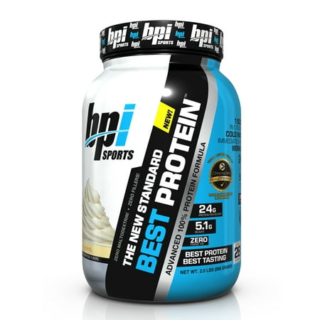 BPI Sports Best Protein Protein Vanilla Swirl, 28 (Best Whey Isolate Protein Powder Reviews)