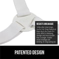 thumbnail image 4 of Gorilla Grip Bed Sheet Straps, Adjustable Elastic Fasteners with Metal Clips, Keep in Place Fitted Bedding Holder, 4 Pack White, 4 of 10