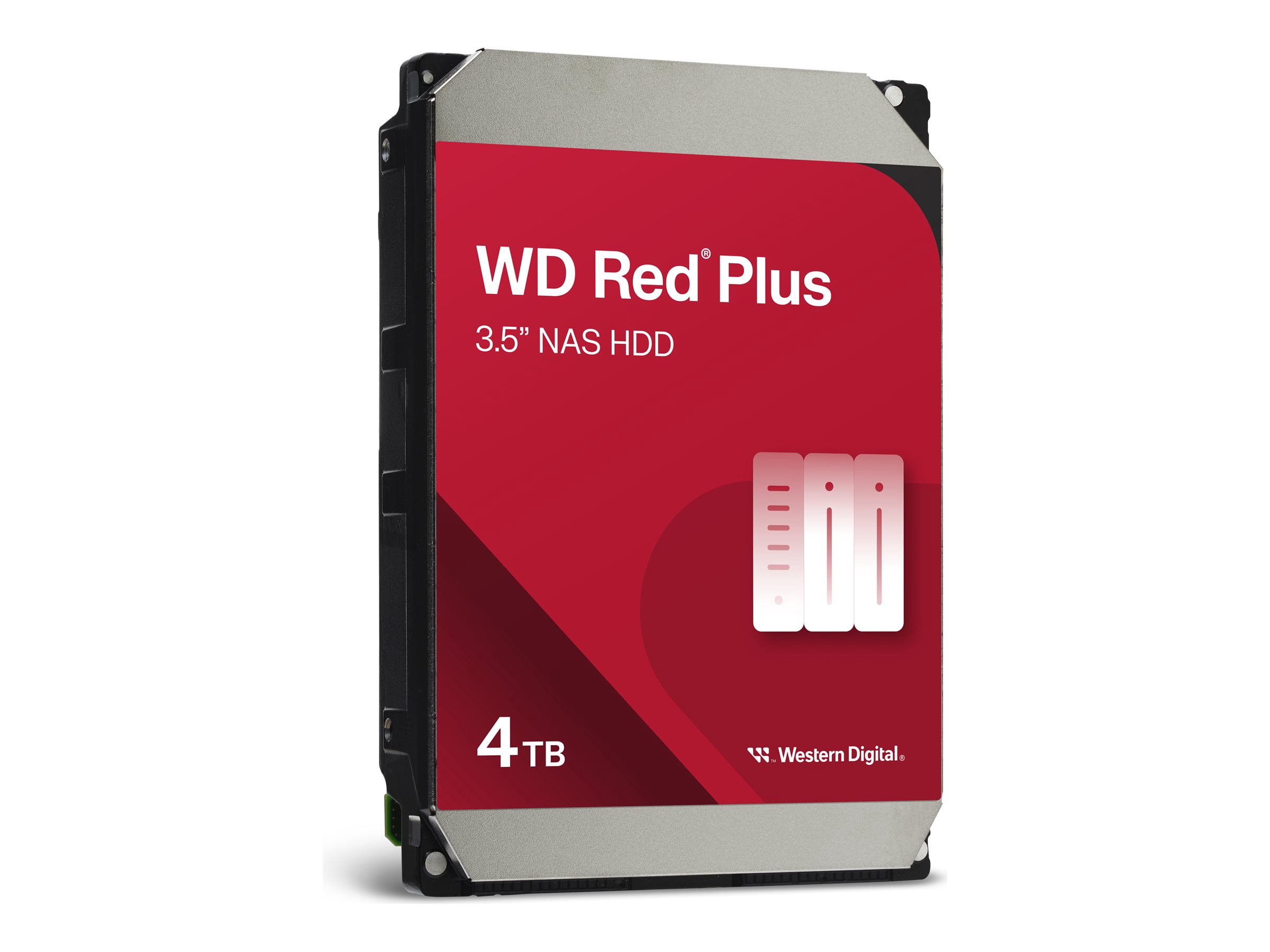 WD Red Plus WD40EFPX - Hard drive - 4 TB - internal - 3.5