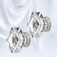 thumbnail image 1 of DRAFIDEEP 6Pack Durable Drawer Handles for Bedrooms Clear Glass Design, 1 of 7