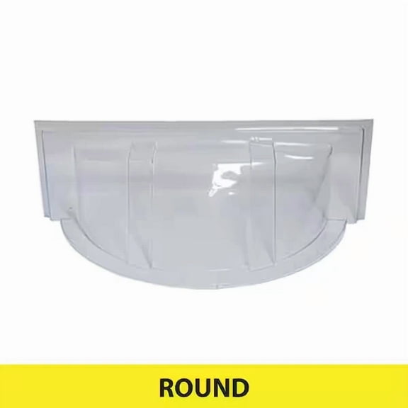 39 In. X 17 In. Plastic Round Window Well Cover