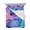 Multicolor, variant on Blue Purple Ombre Full Size Down Alternative Comforter, Lightweight Comforter Quilt Bedding Set with Pillow Shams Marble Modern Ink Painted Abstract All Seasons Bed Comforter Duvet Insert 78"x90"