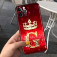 thumbnail image 1 of Funda de teléfono con letras de diseño de diamantes mate, funda suave para Apple iPhone 13, 12 Mini, 11 Pro, 7, XR, X, XS Max, 6, 6S, 8 Plus, 5, 5S, SE, gran oferta Fivean unisex, 1 of 2