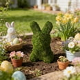 thumbnail image 6 of YOHAVEN Green Moss Figure Ornament, Eco Spring Table Or Shelf Decor, Faux Lichen Covered Figurine, Natural Texture, Indoor Outdoor Accent, Holiday Party Gift, Garden Shelf Display, Floral Centerpiece, 6 of 6