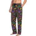 thumbnail image 4 of GZHJMY Mardi Gras Pajama Pants for Men, Lounge Pants Lightweight Men Pajama Bottoms with Drawstring Pockets, Christmas New Year Birthday Gifts, X-Large, 4 of 6
