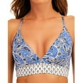 thumbnail image 6 of Lucky Brand Blossom Floral Print Swim Bikini Top and Bottom Collection-Top / Blue / S, 6 of 6