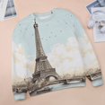 thumbnail image 6 of Sweatshirt For Womens Crewneck Eiffel Tower Hoodies Teen Girls Cute, 6 of 7