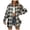 Grey-B, variant on plaid shirts for women