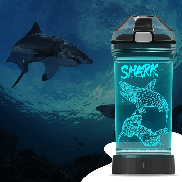 3D Glowing Water Bottle with 3D Monster Truck Design- 14 OZ Tritan BPA Free  Eco-Friendly - Cool Drin…See more 3D Glowing Water Bottle with 3D Monster