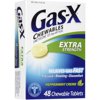 Gas-X Antigas Extra Strength Chewable Tablets, Peppermint Creme 48 ea