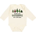 thumbnail image 3 of Inktastic It's the Most Wonderful Time of the Year Fun Christmas Trees Boys or Girls Long Sleeve Baby Bodysuit, 3 of 5