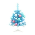 thumbnail image 2 of Wal&mart Deals SEMPAI 24’’ Tabletop Mini Christmas Tree Set , Artificial Mini Christmas Pinaster Tree With LED String Lights & Ornaments For DIY Christmas Decorations Up to 45% off New Year's Day, 2 of 7