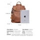thumbnail image 3 of Mochila Bolso Telena Antirrobo Cuero PU Hombro y Borlas Marrón, 3 of 3