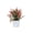 Red, variant on Homerr Artificial Potted Plant Front Door Decor Simulation Lavender Bonsai Realistic Vibrant Colored Fake Potted Plant for Home Garden Decoration