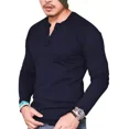 thumbnail image 3 of Playera Hombre Cuello Mao Casual Cómoda Manga Larga 3038 S, 3 of 8