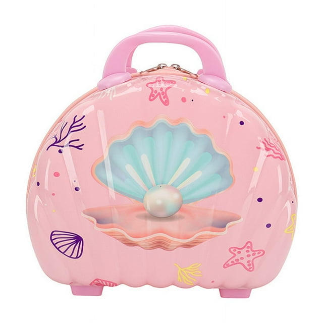 Healing Suitcase Cartoon Shell Children's Suitcase ABS+PC Material Small and Lightweight Pink suitcase