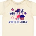 thumbnail image 4 of Inktastic My 1st 4th of July with Stars and Cupcake Boys or Girls Baby Bodysuit, 4 of 5