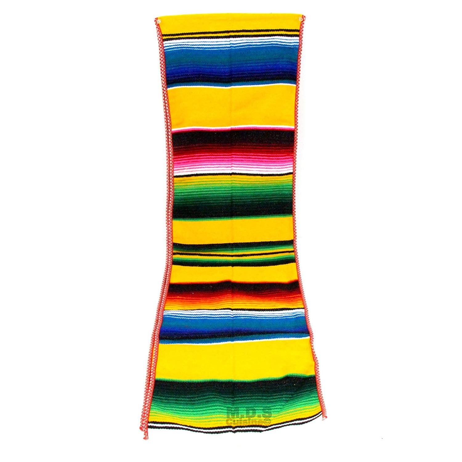 Ematik Serape Traditional Vibrant Colorful 100 Mexican Table Runner