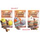 thumbnail image 2 of 3Pcs Cats Feather Teaser Toy Stuffed Animal Chew Toy for Kitten Teething Bite Resistant Interactive Toy without Catnips, 2 of 4