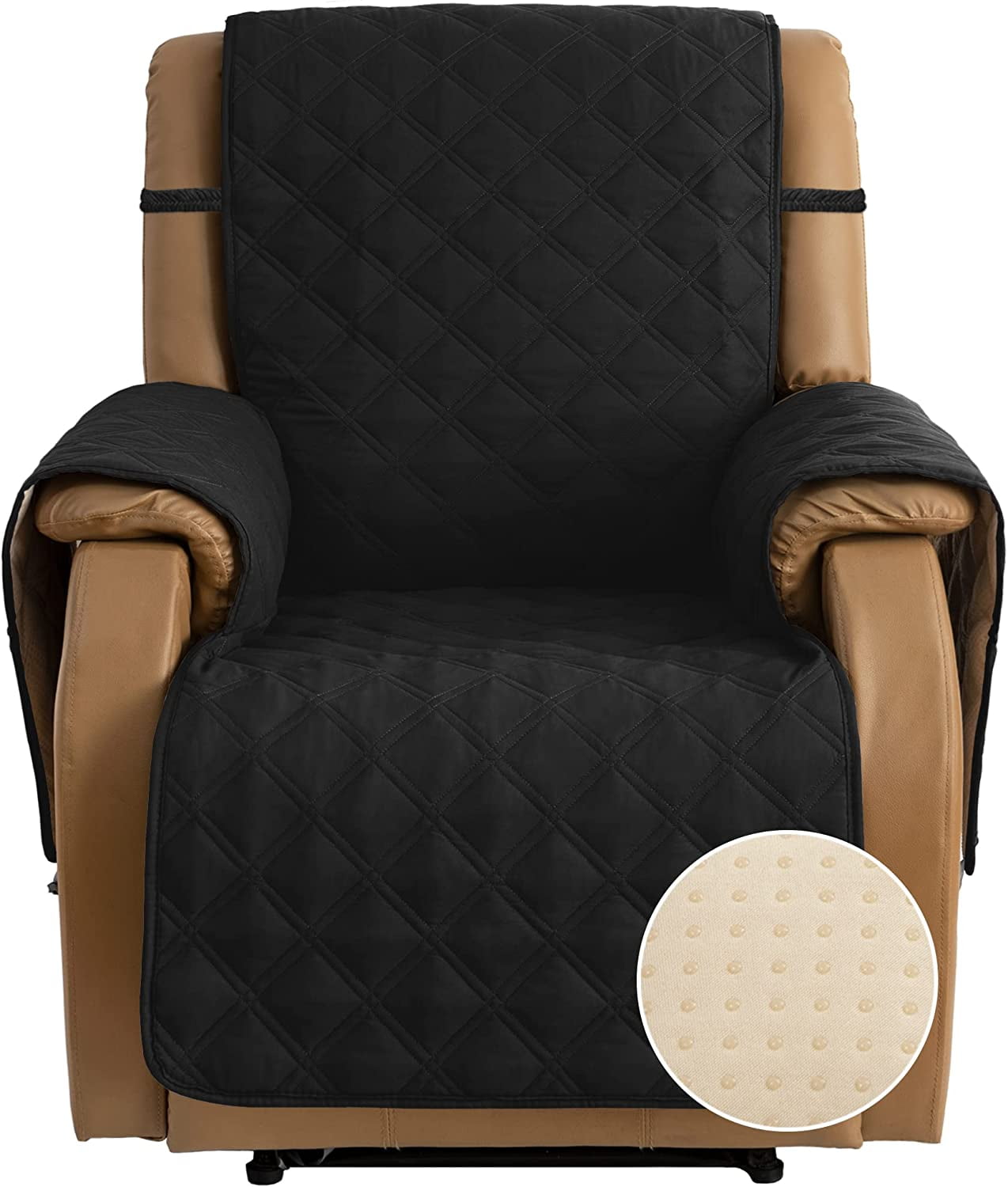 TOMORO NonSlip Quilted Recliner Cover 100 Waterproof Recliner Chair