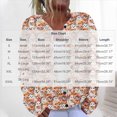 thumbnail image 3 of Tnhcen Women's Halloween Long Sleeve Button Down Cardigan Knit Top Plus Size Ribbed Sweater Loungewear Casual Fall Outerwear Matching Family Outfit S-3XL, 3 of 5