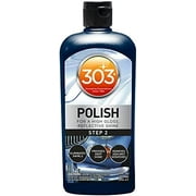 303 Polish - for High Gloss, Reflective Shine - Eliminates Swirls - Provides Deep Shine to Paint - Removes 2000 Grit Scratches (Step 2), 12 fl. oz. (30704)