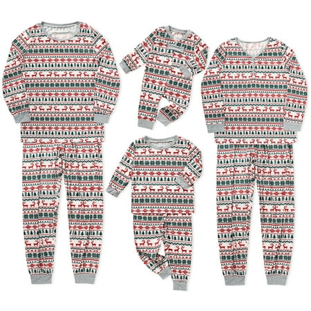 

Zukuco Christmas Pajamas for Family Matching Pjs Set Classic Xmas Clothes for Teens Womens Mens 2023 New Year Gifts