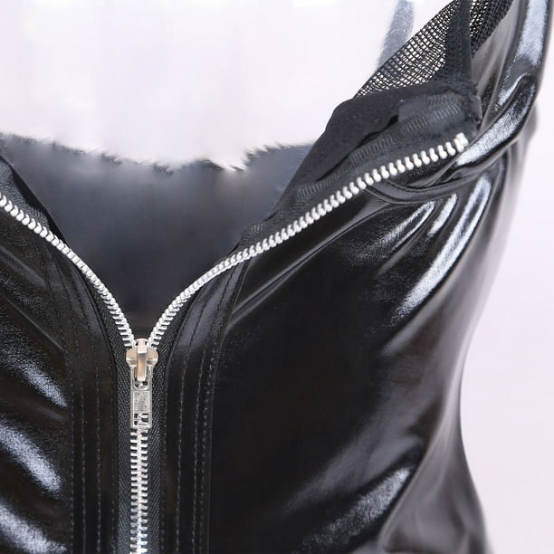 Sexy girl deals leather jacket